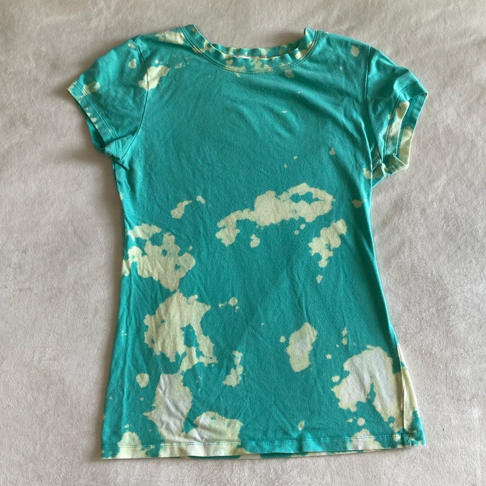 Custom Bleach Tie Dye Tee - image 2
